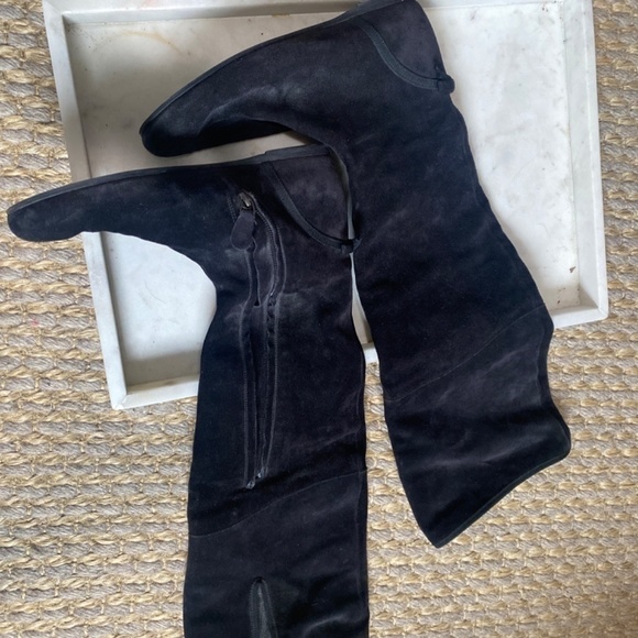 Gorgeous Salvatore Ferragamo high suede  boots - Picture 3 of 7